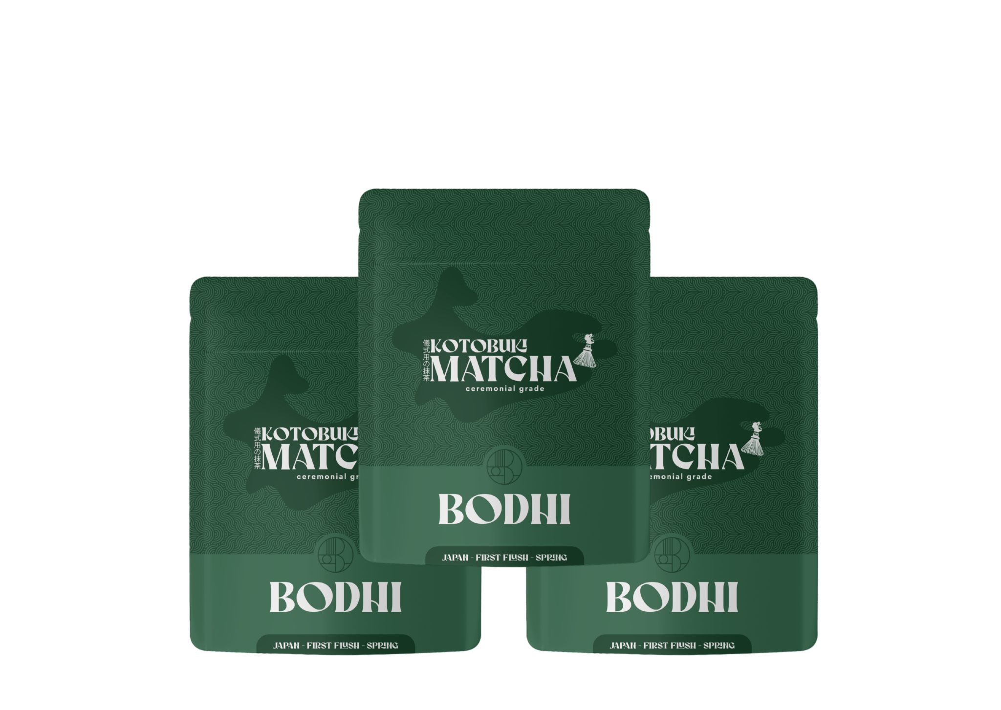 Kotobuki Ceremonial Matcha - Bodhi DrinksCombipakket: 3x Pouch 100gr